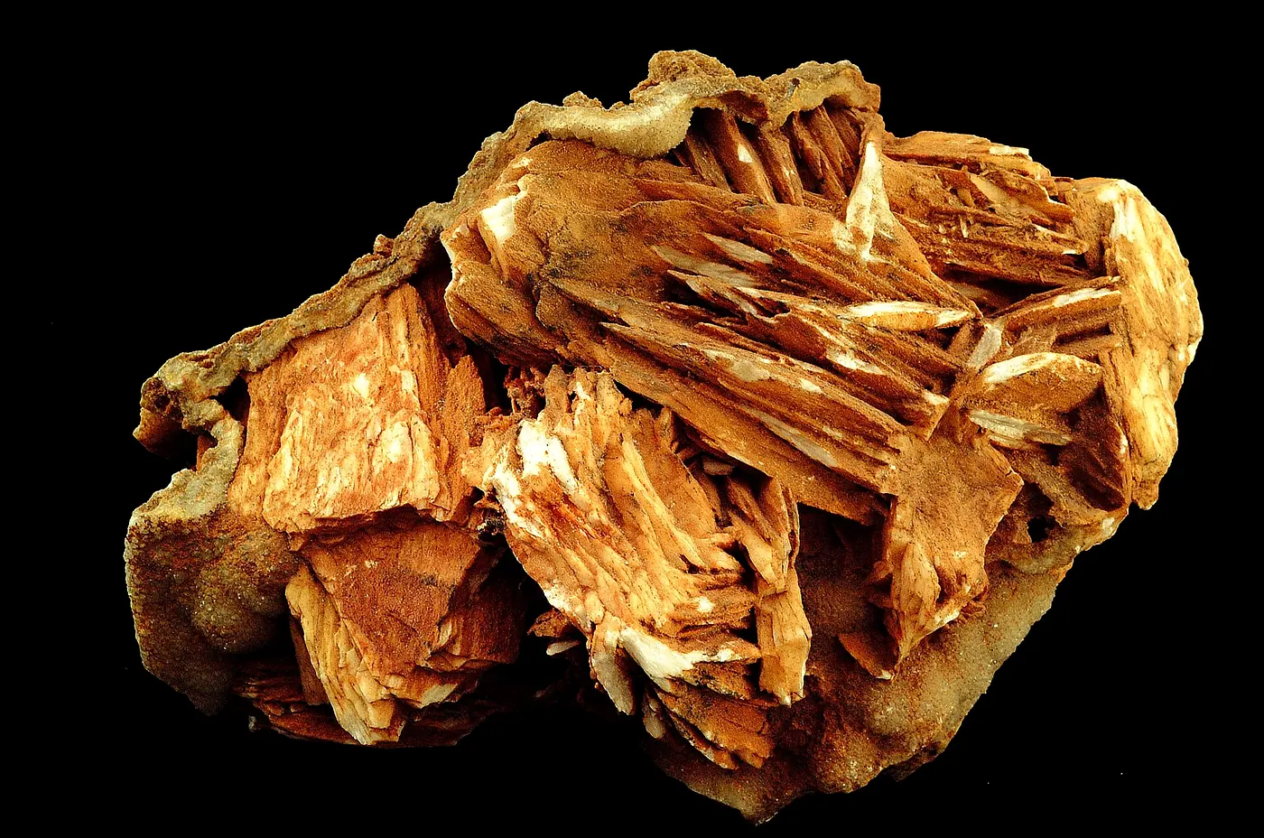Barite, bladed. Specimen plate III.01.