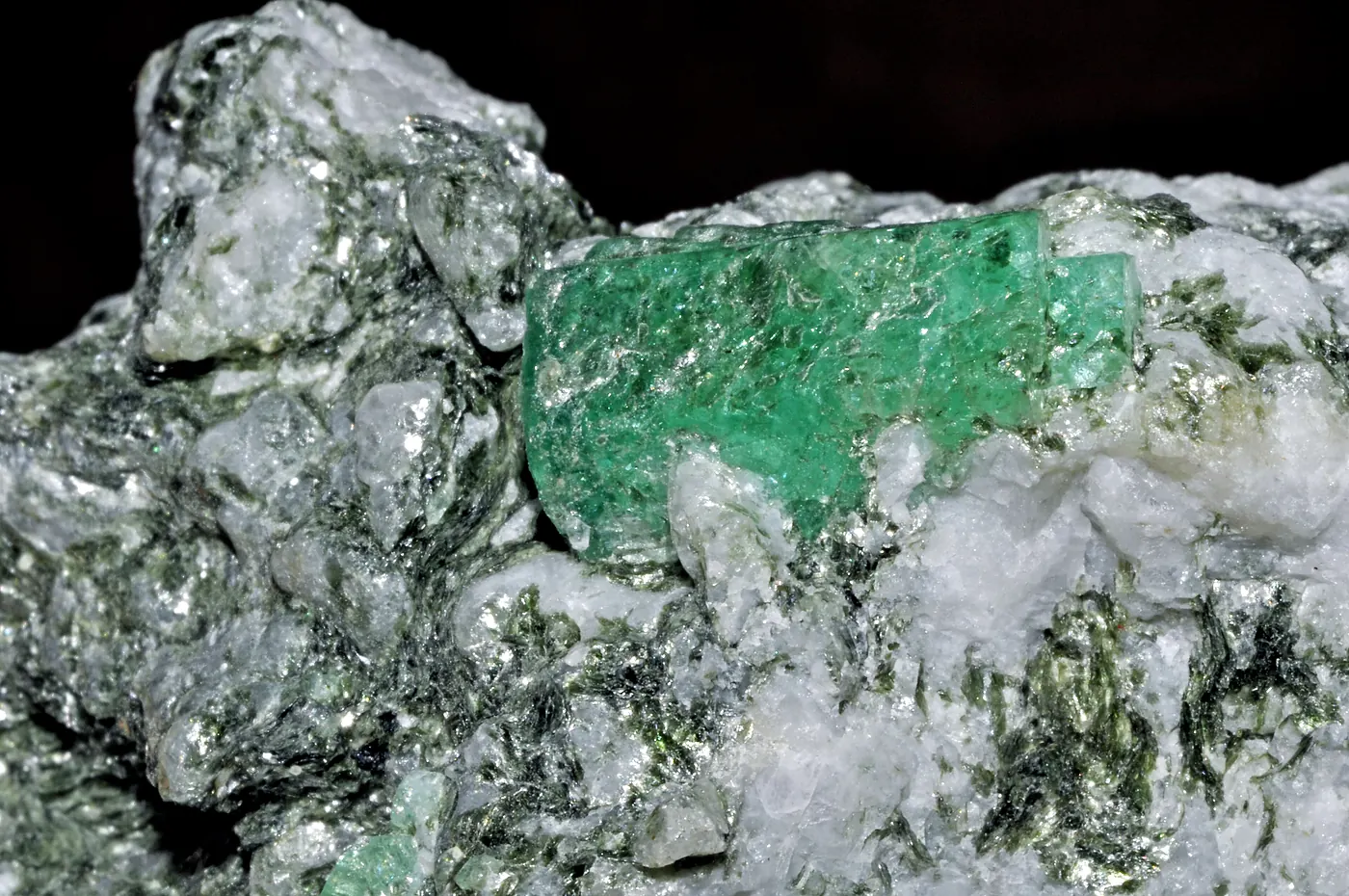 Beryl, emerald. Specimen plate II.01.